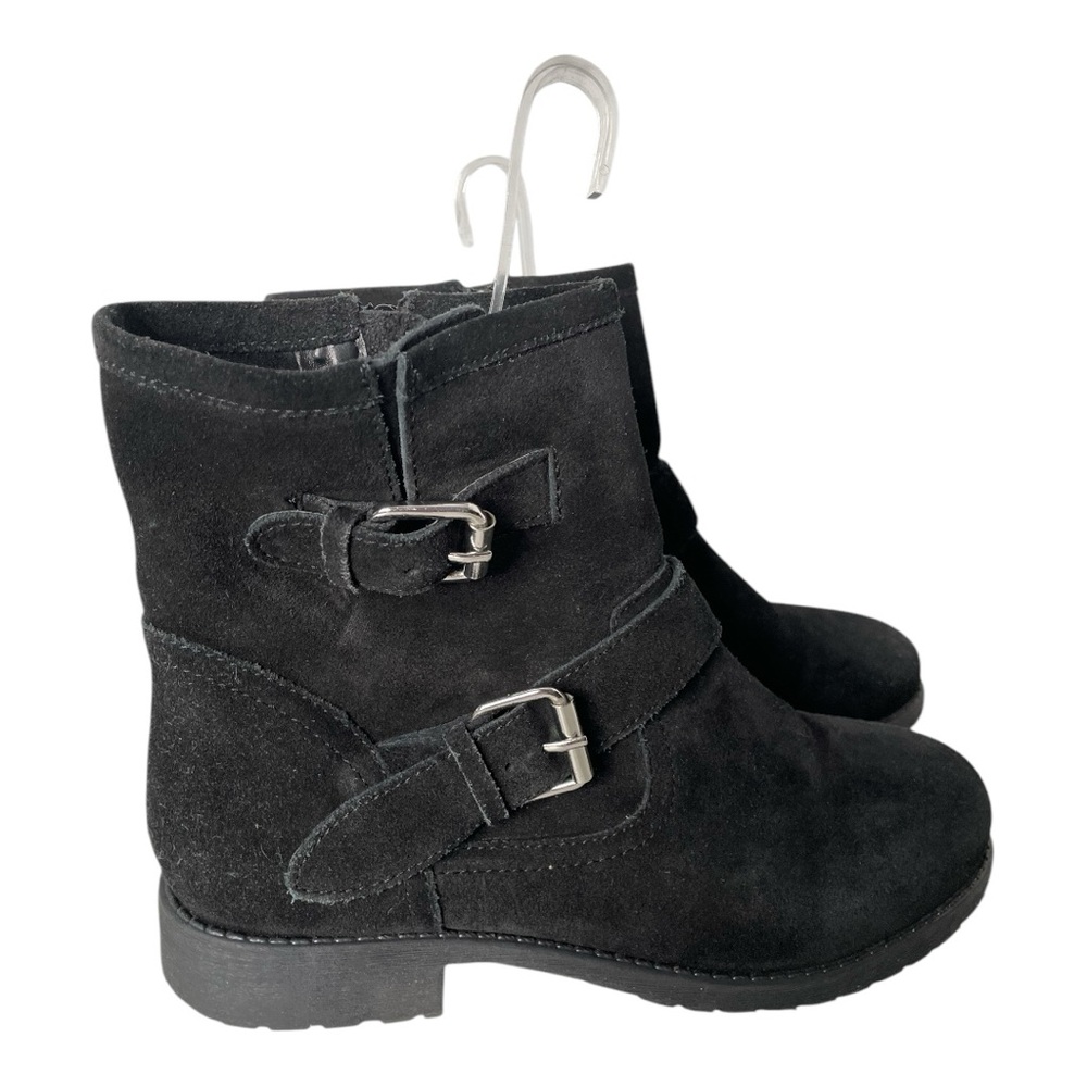 Steve Madden Women's Black Suede Ankle Boots Sz 9 - Picture 7 of 10
